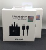 15W Adapter with a USB to Type-C cable.