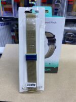 Gold stainless steel Milanese loop watch band.