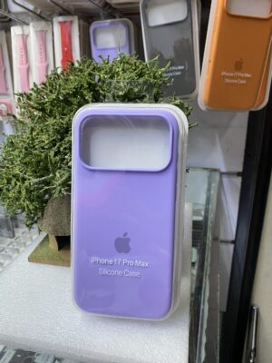 Purple iPhone 17 pro max silicone