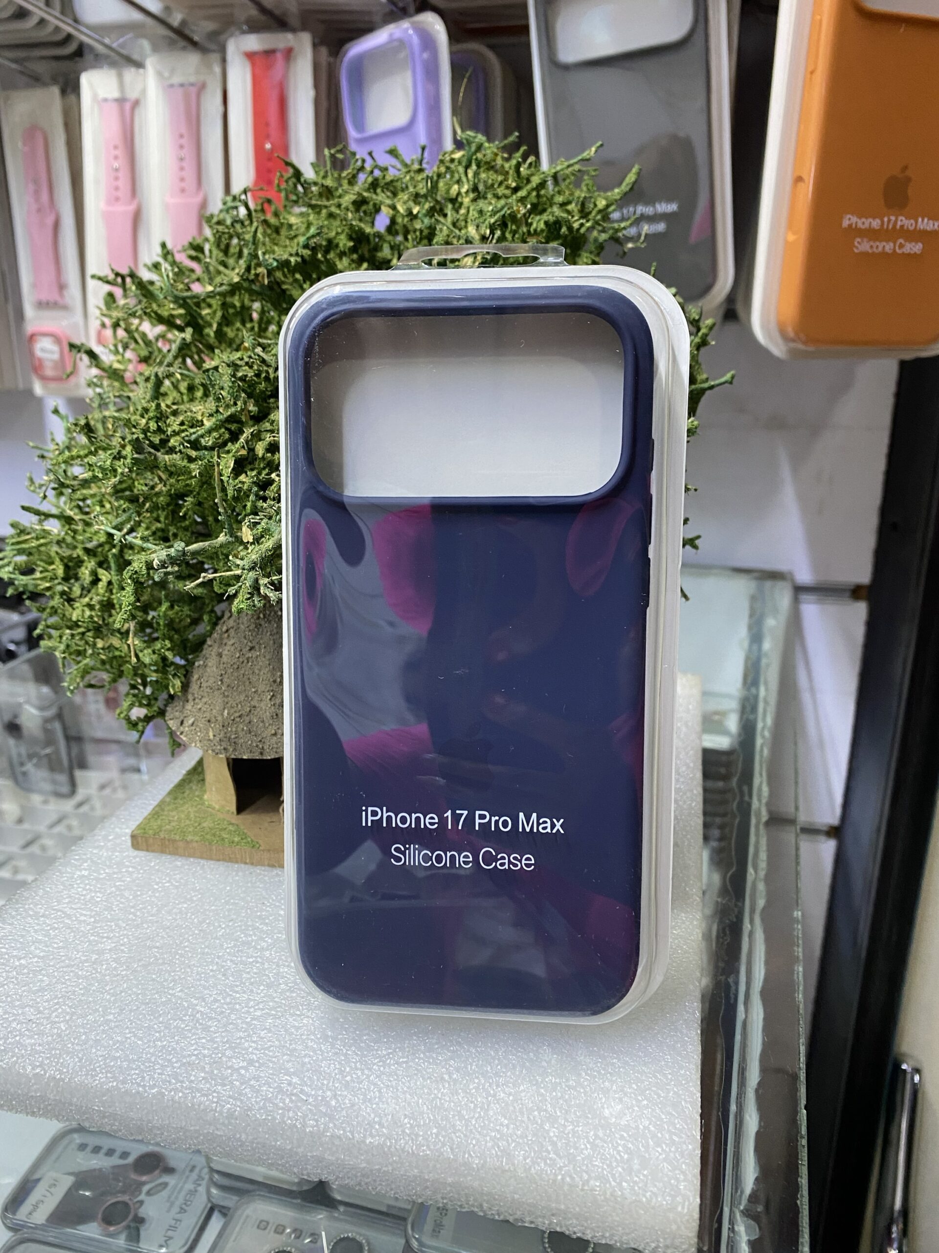 Blue iPhone 17 pro max silicone