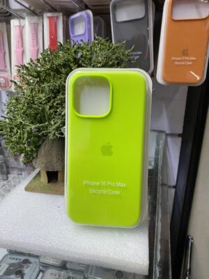 iPhone 16 pro max luminous green silicone